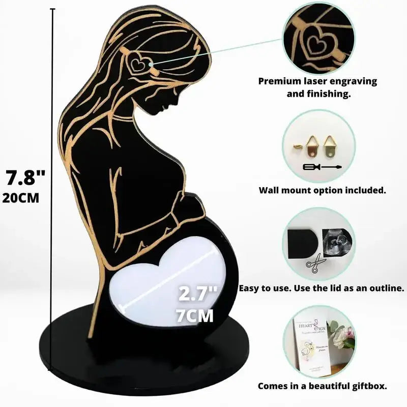 Sonogram Picture Frame Pregnant Woman My Store